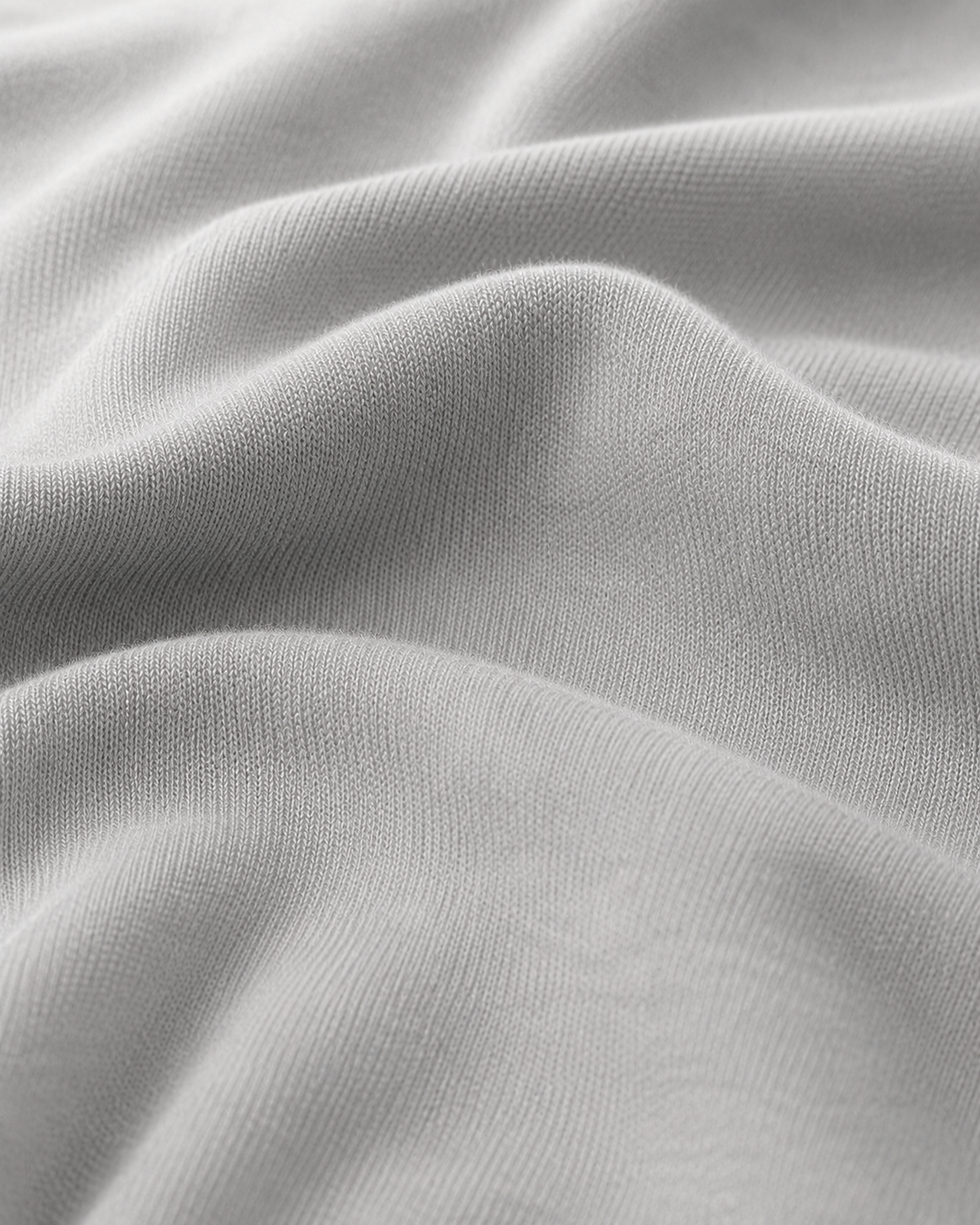 Essential Cotton Stretch Tank Top Grey - Fabric Detail